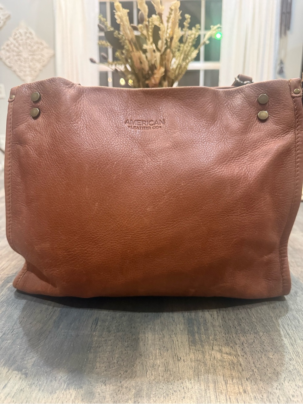 American Leather Co. Women's Brown Leather Shoulder Bag